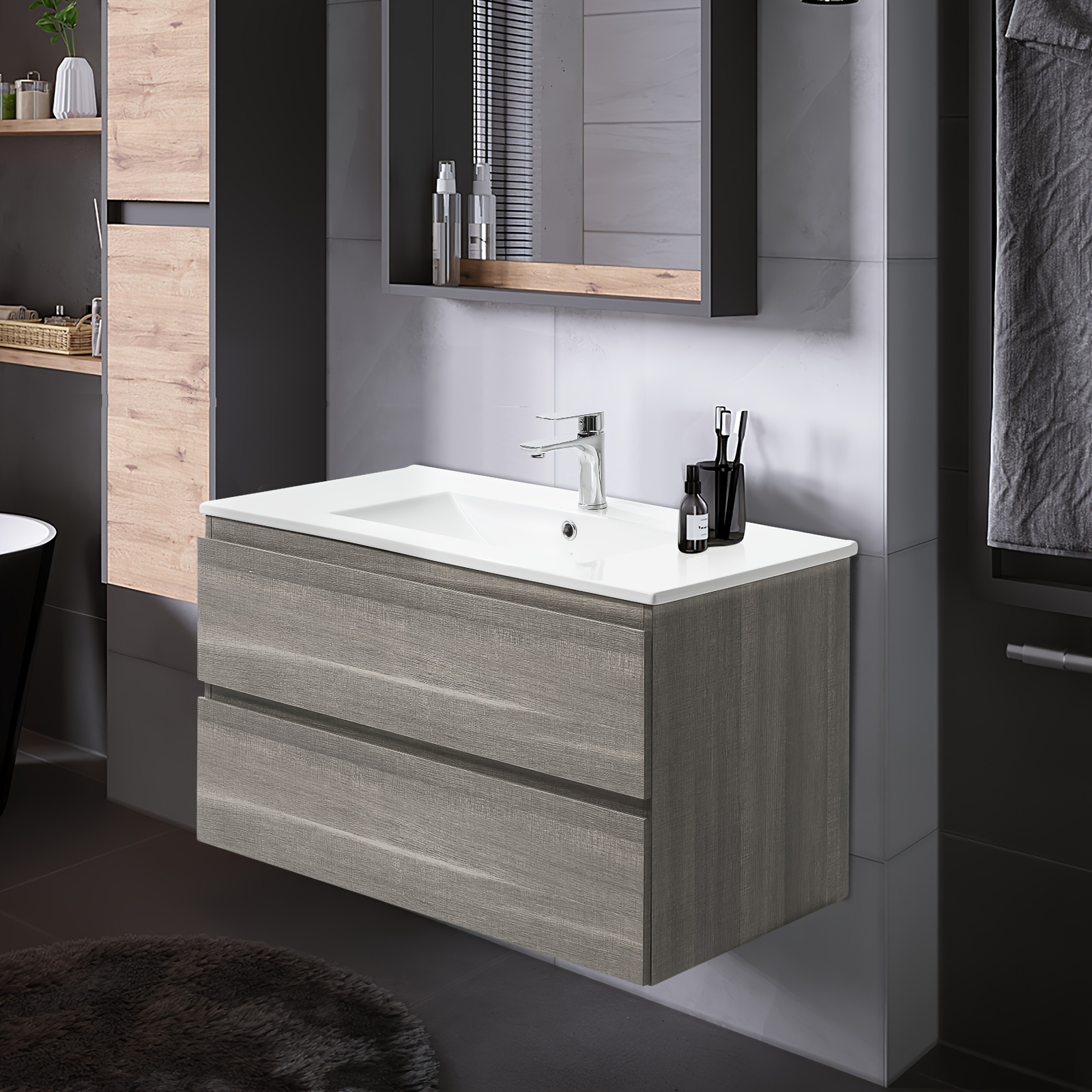 Bathroom Vanity Wall Mounted Floating Vanity