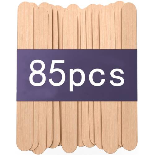 25 85pcs of health care craft sticks high quality wooden sticks without wax sticks for hair removal wax sticks for body and facial hair removal