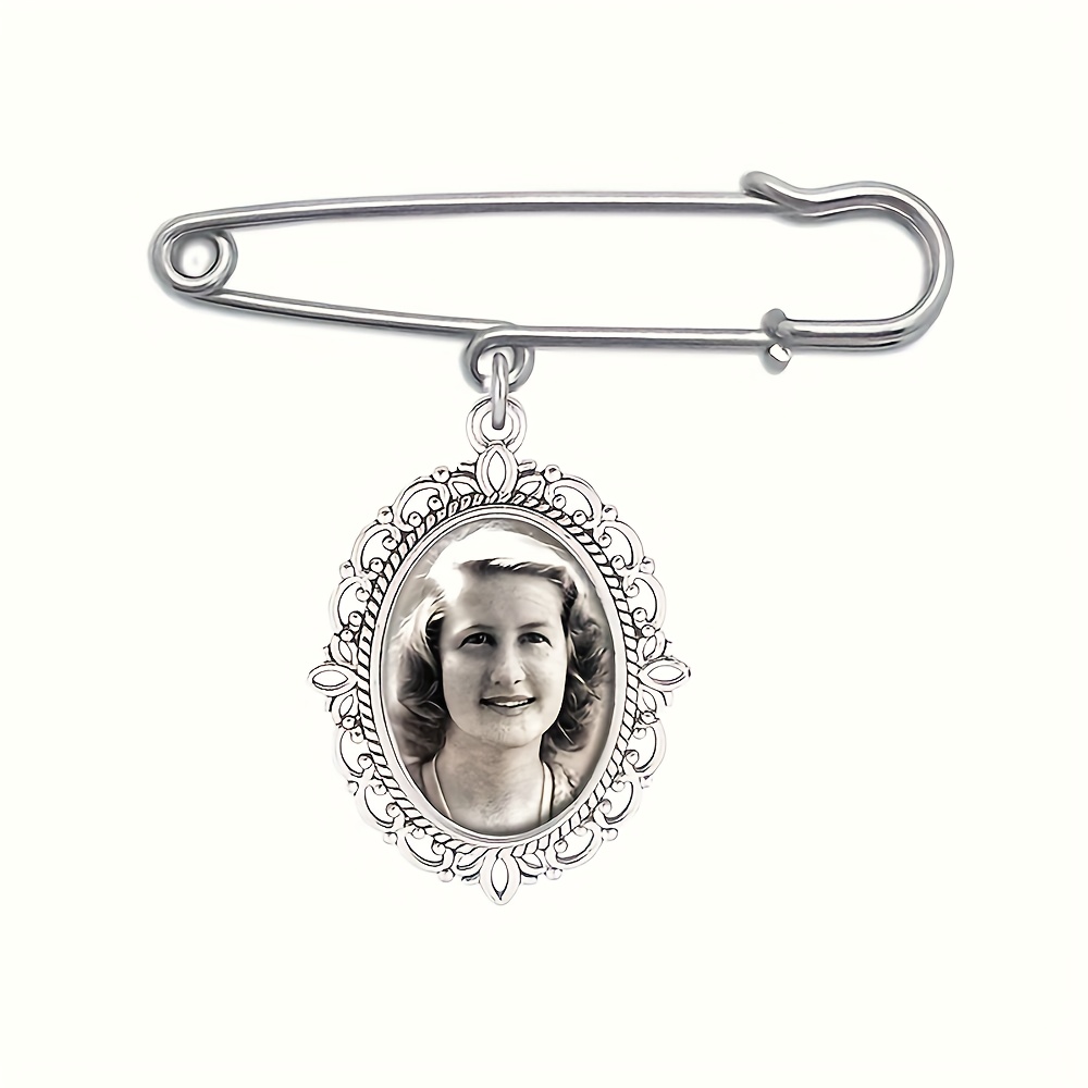 2025 Personalized Graduation Pendant, Moonlight Gemstone Tray Oval Glass Photo Frame Brooch Gemstone Base (photo Not Included)