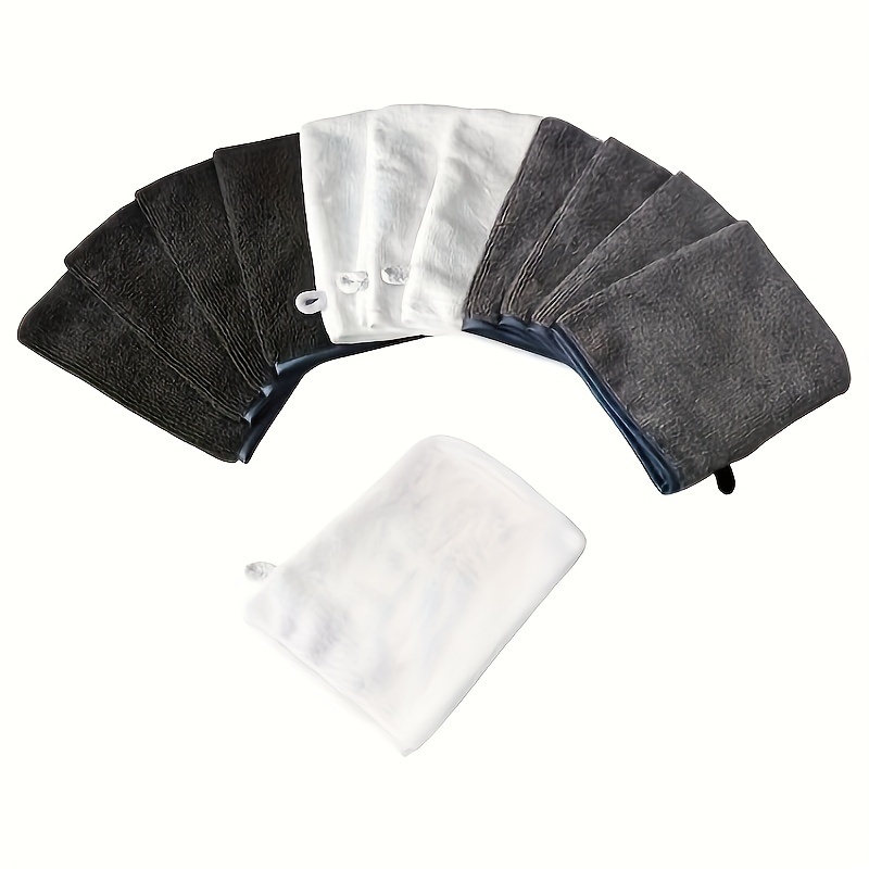 

Microfiber Remover Mitts - Reusable Facial , Exfoliating Spa Gloves, Scrubbing Washcloths For And , - Set