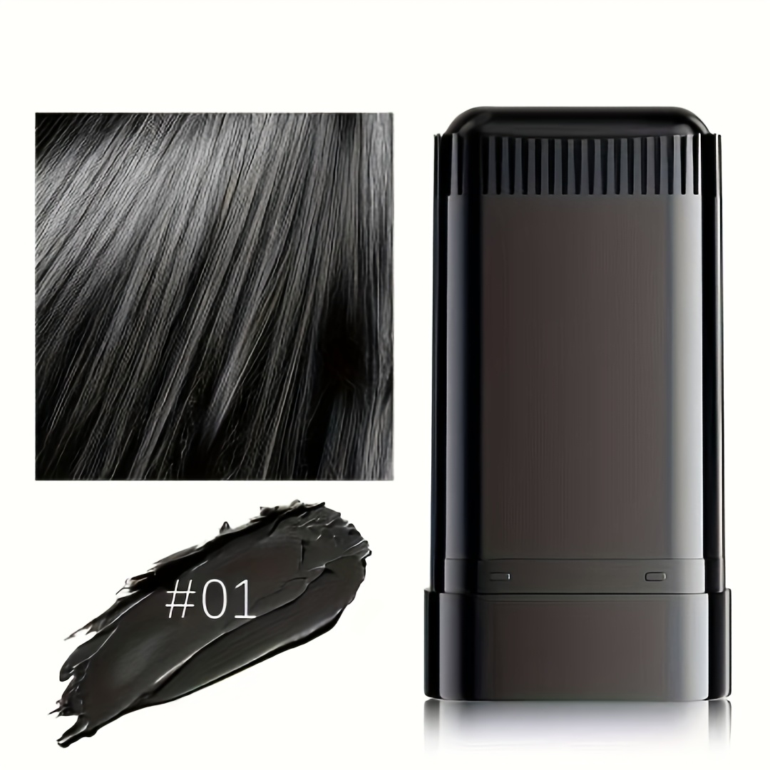 TEMU Bâton de capillaire waterproof et anti-transpiration, , couverture , idéal pour recouvrir les cheveux gris, peigne intégré, applicateur facile à