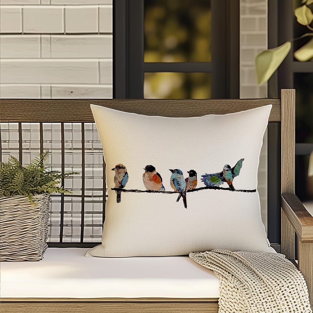 Outdoor bird throw pillows best sale