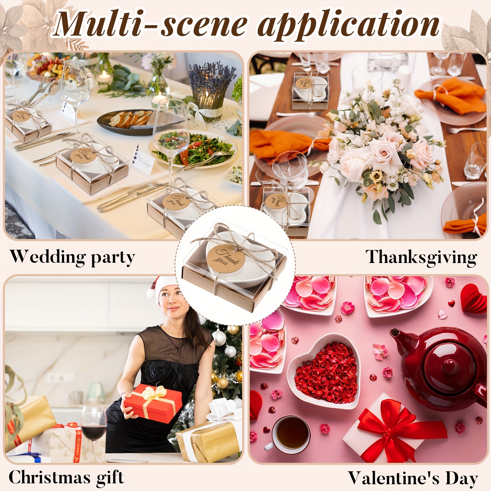 Roshtia 25 Sets Wedding Favors For Guests 2 Oz Wedding Shot Glasses Cups With Thank You Cards And Organza Bags For Bridal Shower Party Supplies (Floral