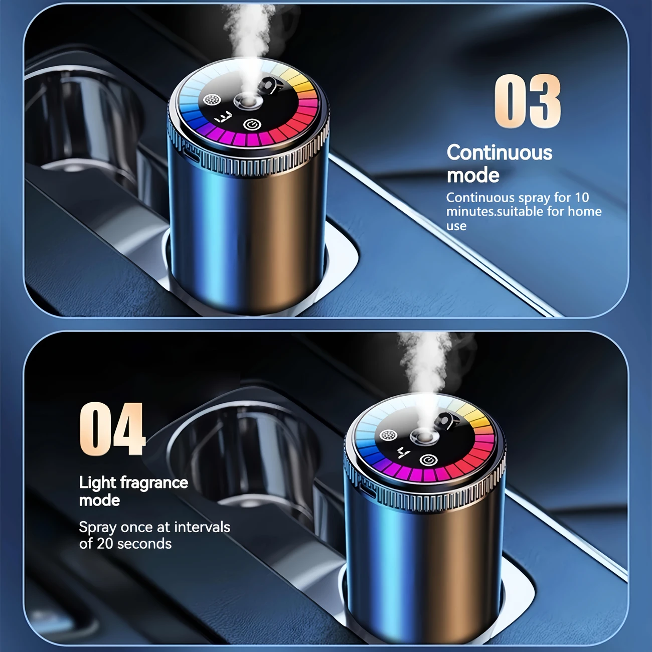 car diffuser show starry french scented essential oils perfumes adjustable fragrance concentration eliminate odor long use for 6 months ocean details 6