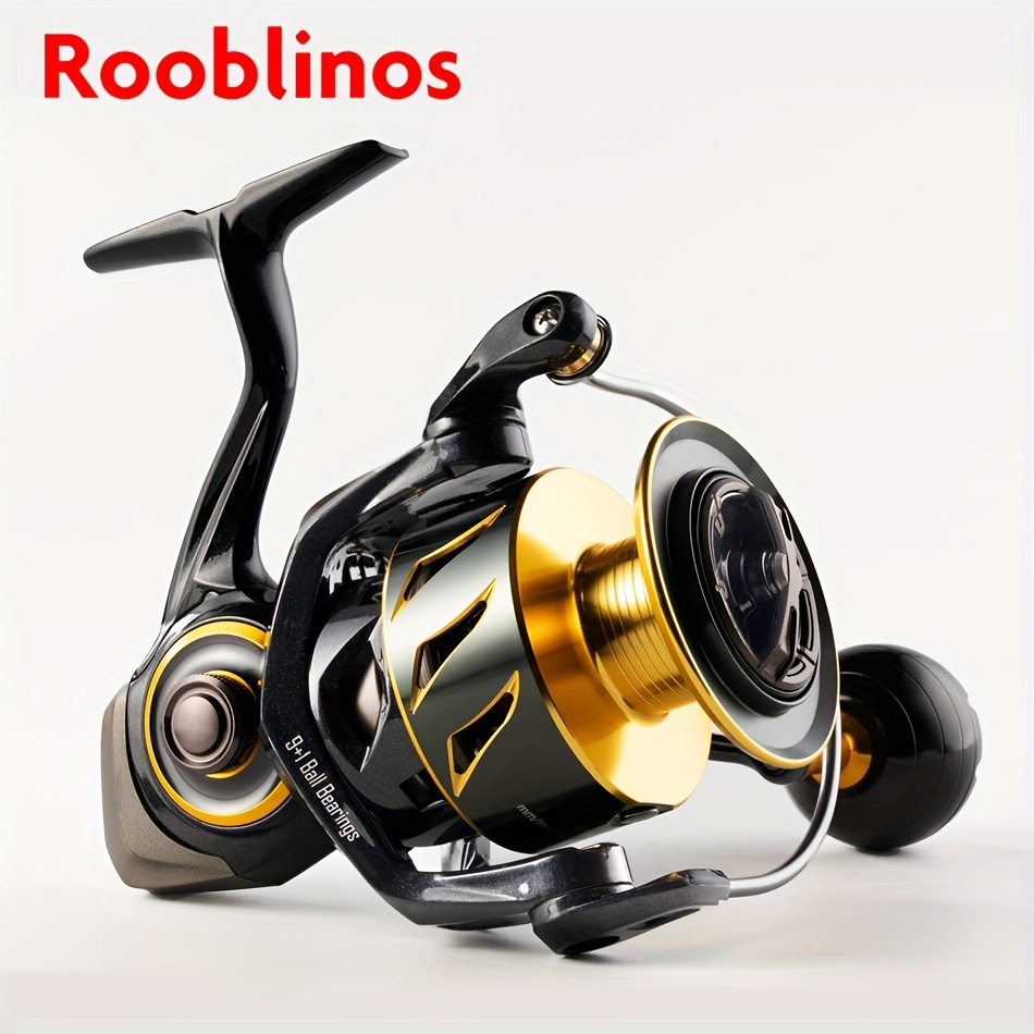 

Rooblinos Sw Reel - 4000/6000/8000 Series, Stainless Steel Body With 9+1bb, 26.5lb Drag For Long-distance Casting