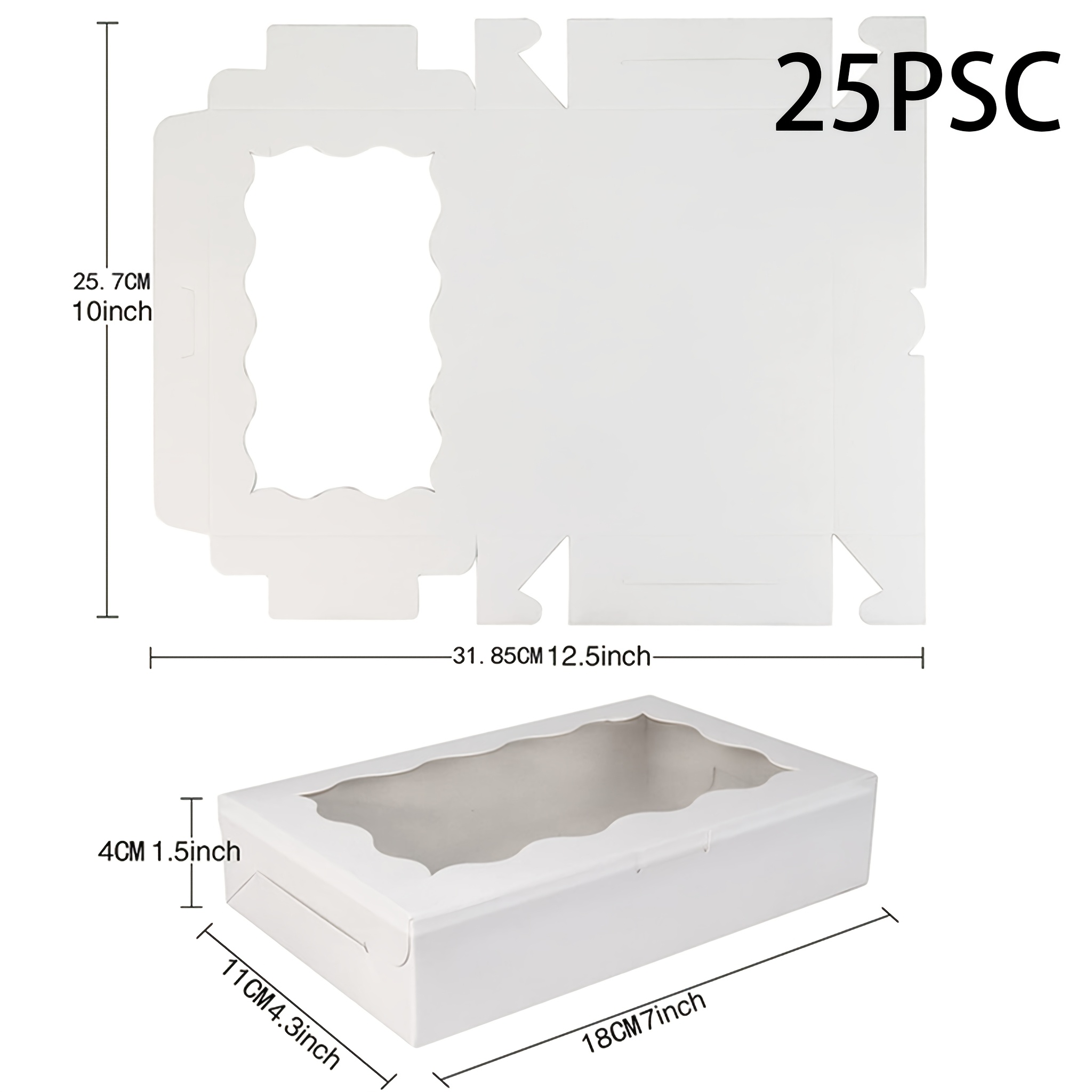 TEMU Gift Box And Clothing Box. Gift Box Has A Transparent Corrugated Window And Is A Small Paper Candy Box With A Size Of 4x11x18cm. Suitable For