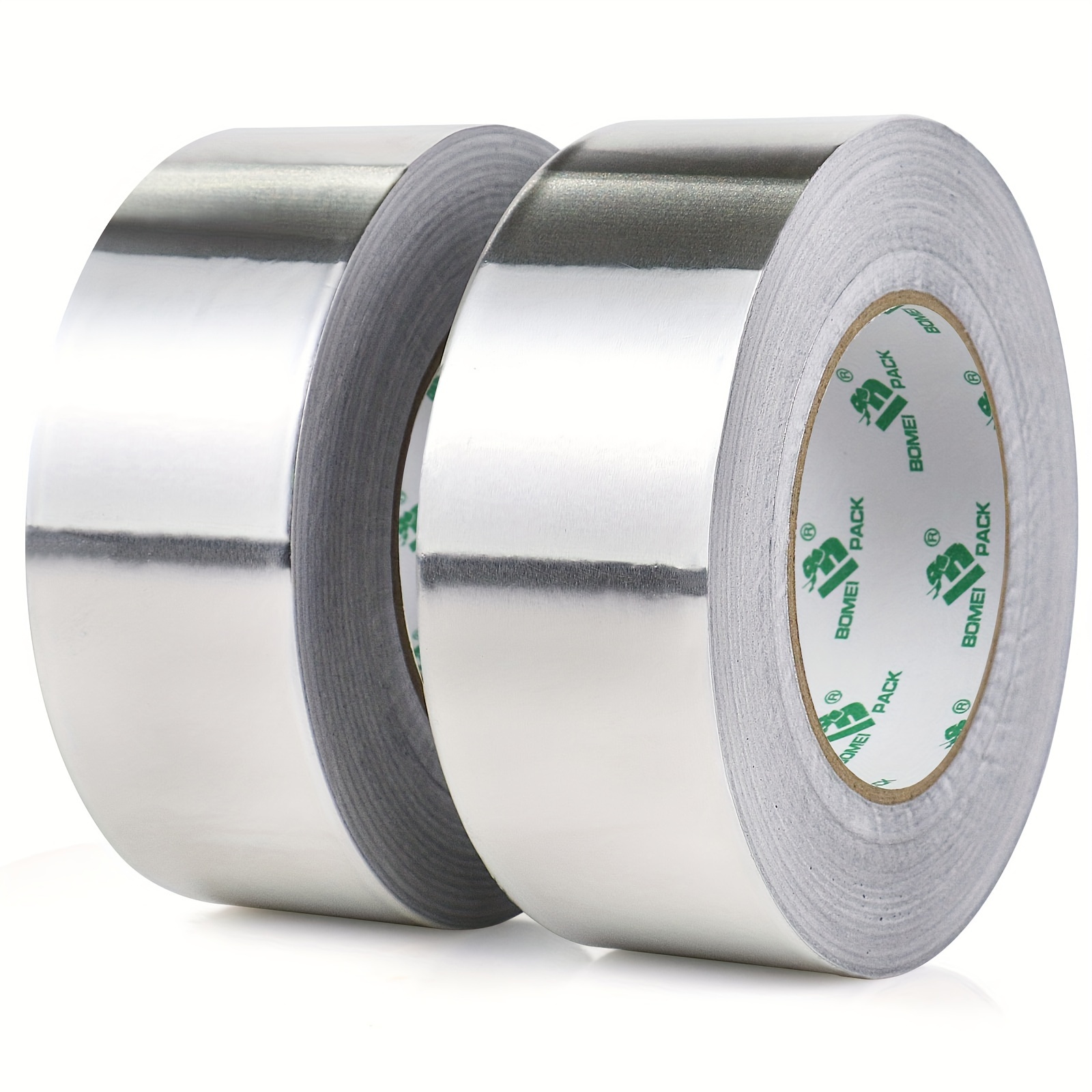 

Pack 2 Rolls Of Aluminum Foil Tape, Suitable For Sealing, Repairing, And Restoring Golden Metal, 50mm X 30m