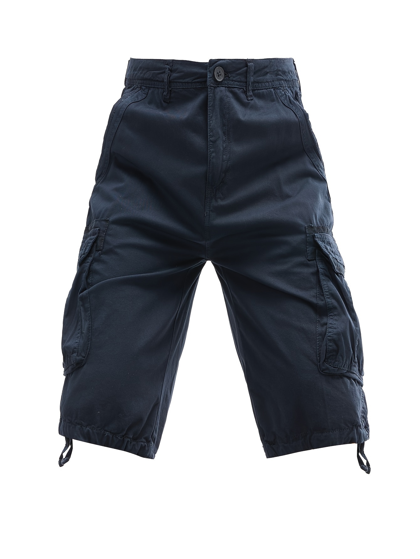 【BAON】Kuwa Black Blue Washing Bermuda Cargo Pants BAON】Kuwa Black Blue Washing Bermuda Cargo Pants (BAON