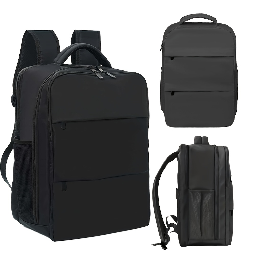 TEMU Airline-approved Lightweight Backpack, Under Seat With Multiple Pockets For Women's & Notebook Pcs, Suitable For Hiking, Camping, Vacation,