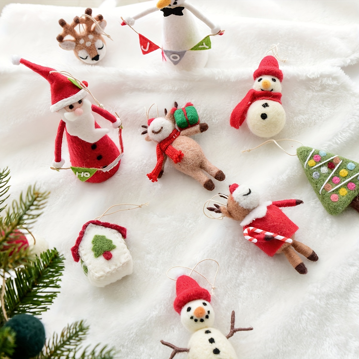 

1pc Christmas - Snowman & Decorations, No Required, -free, To , For