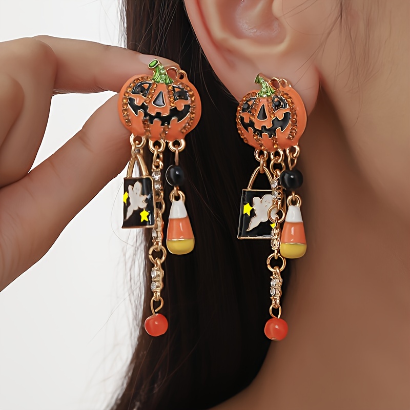 

[top-] Halloween : 2pcs Zirconia & Skull - For Parties