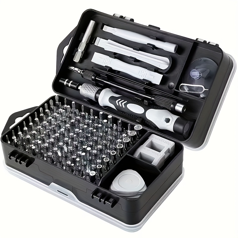 115-in-1 Upgrade Screwdriver Set with Strong Magnet, High Hardness, Multi-functional Disassembly Tools, and Unique Drill Bits