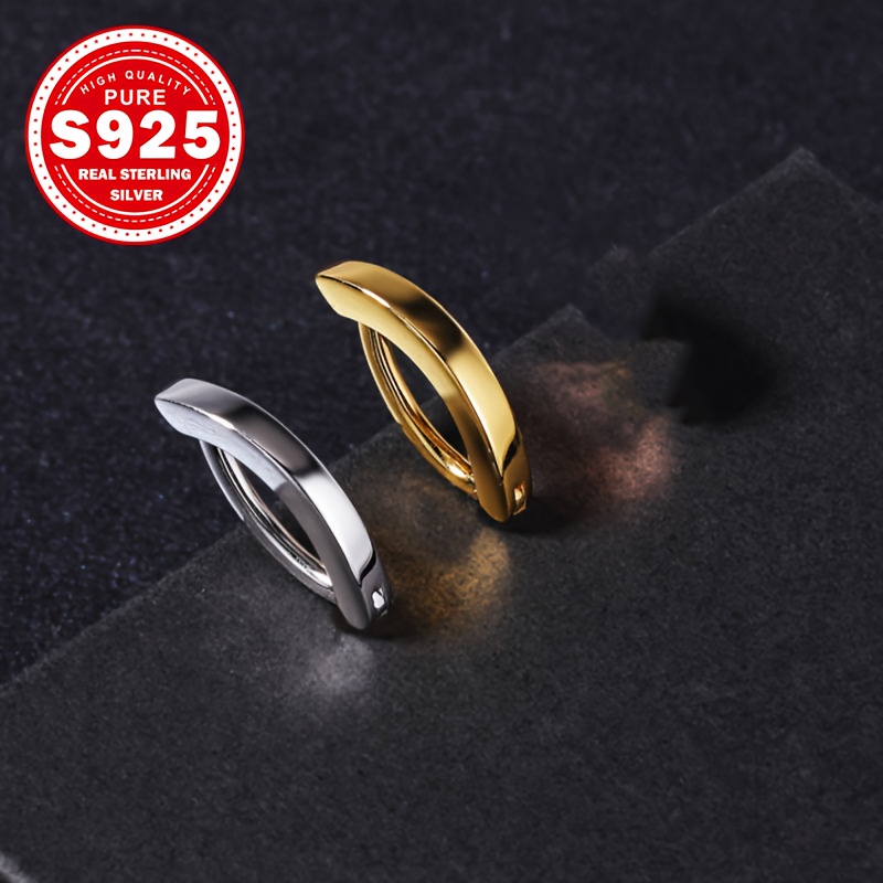 one piece of matte lip navel piercing s925 silver simple and elegant hip hop style suitable for   occasions perfect as a gift for women hypoallergenic