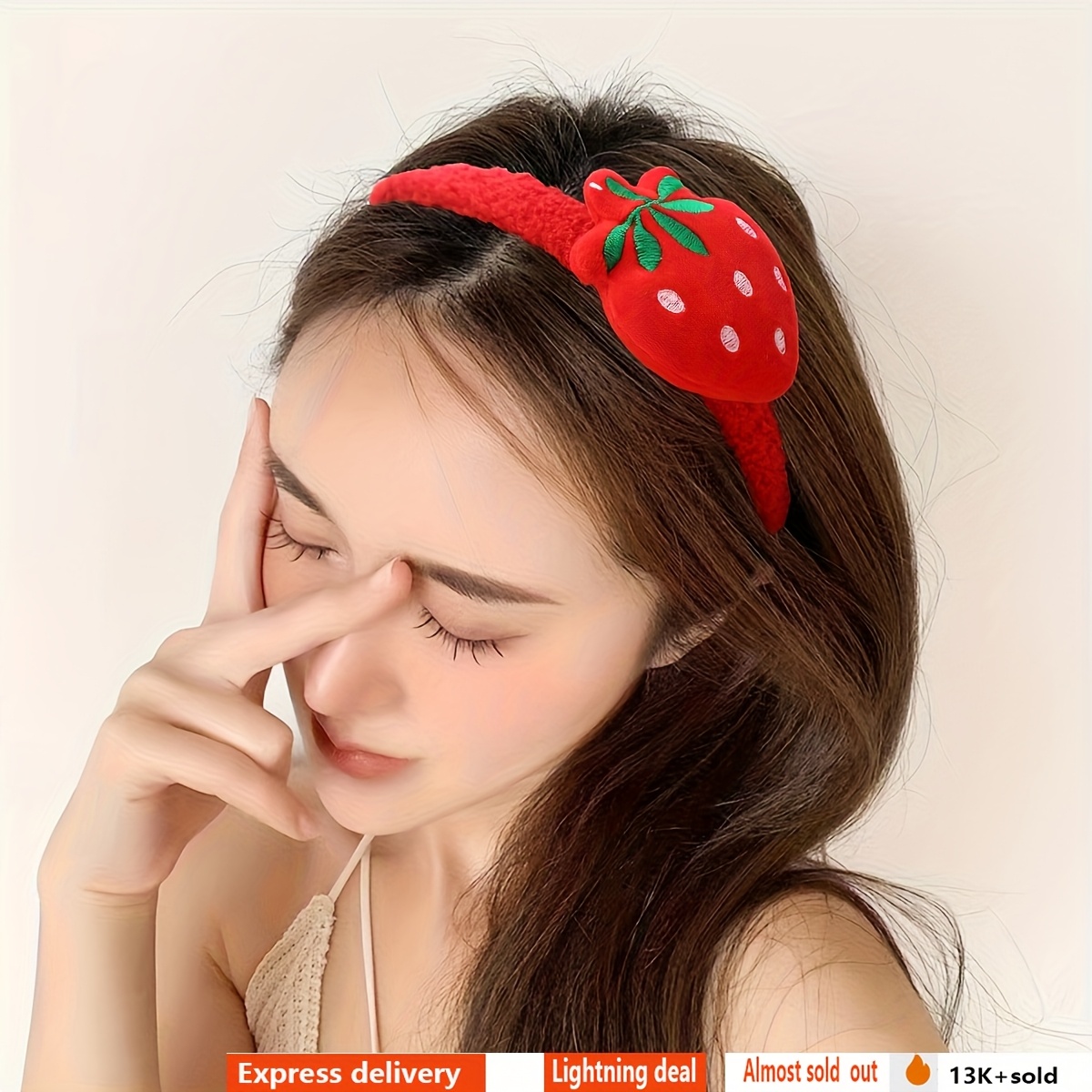 TEMU 1pc Headband, Cute 3d Handmade, Fashion Hair Accessory Style