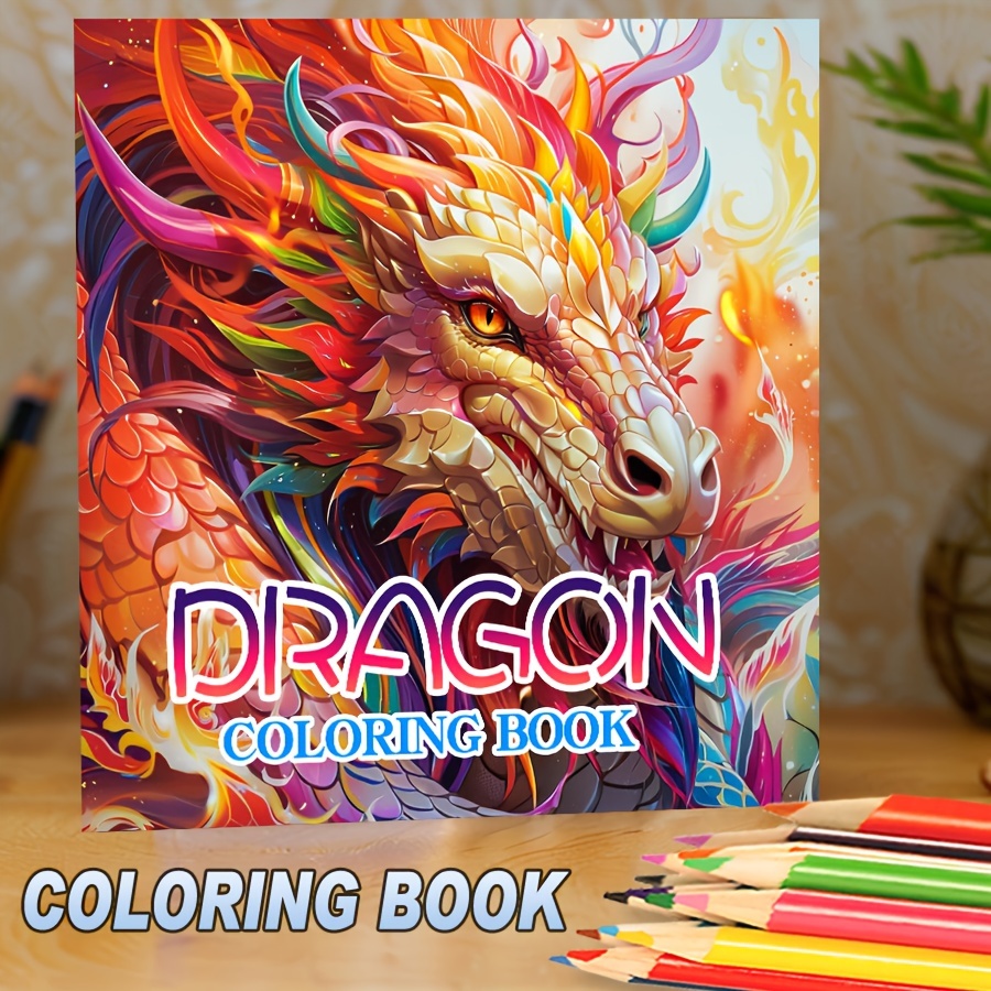 Coloring Book - 20 Thick Pages, Vibrant Artwork, Perfect Gift For Couples, , On New Year & Holidays