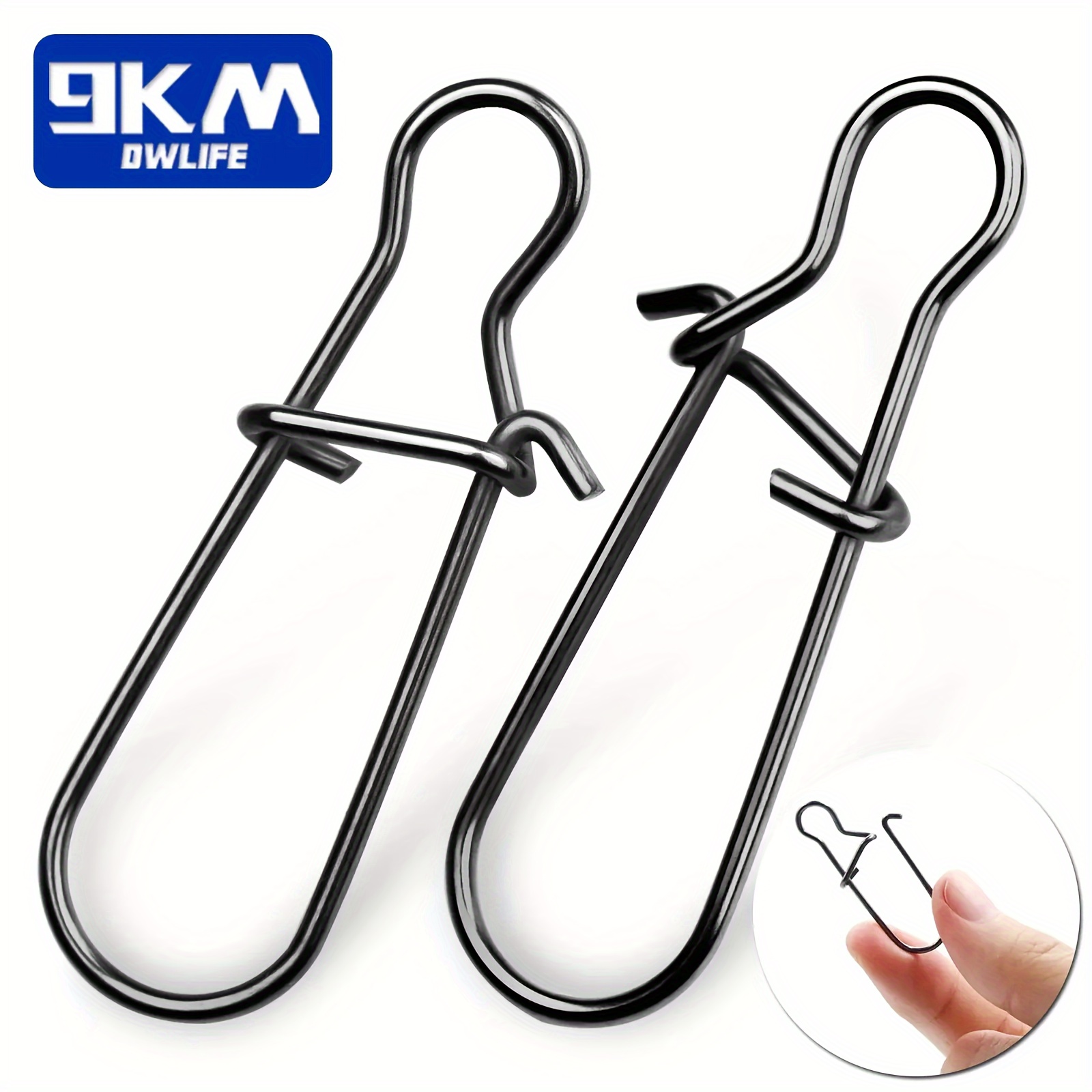 Fishing Clips Dr.Fish 100 Pack - Stainless Steel Duo Lock Quick