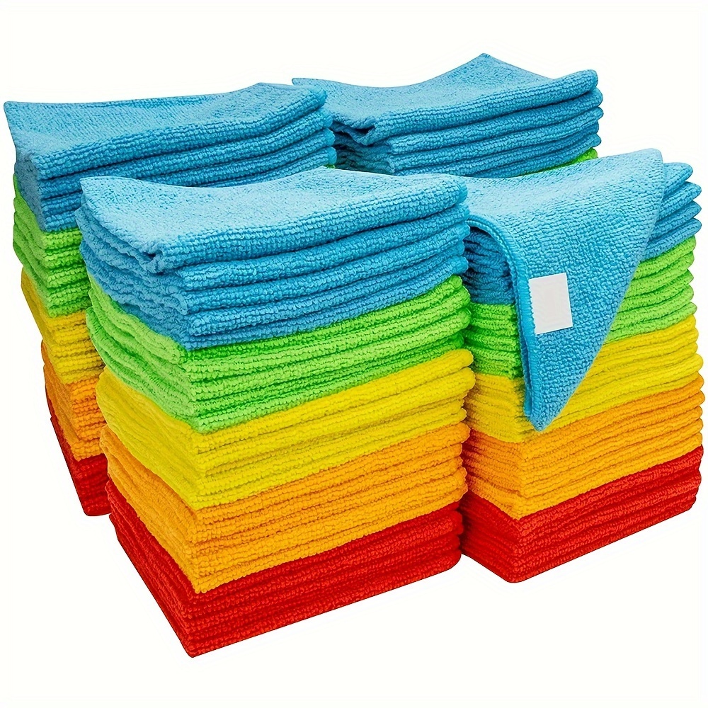 

40cm X 40cm Super Cleaning Towel - Kitchen Use, , Absorbent, Stain And Oil Removal, Reusable,