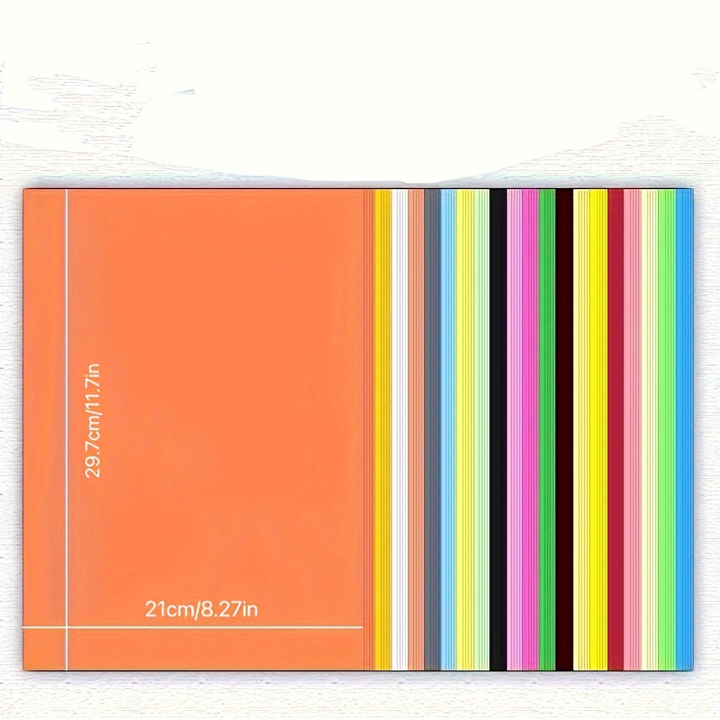 Sustainable A4 Colored Cardstock Sheets Recyclable Craft Temu