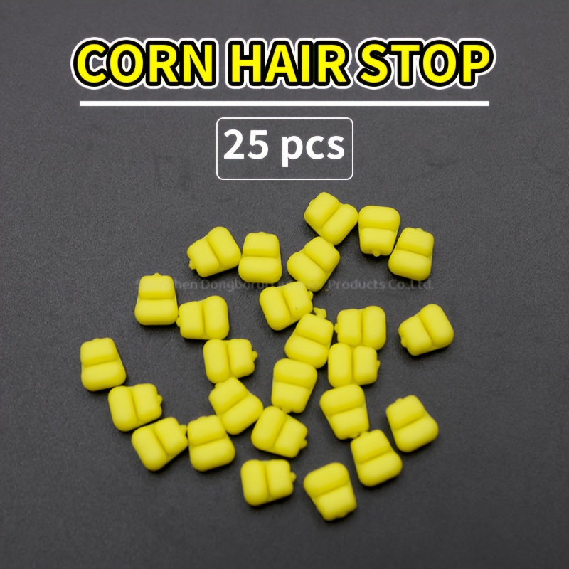 E-shop 25 Stk. Karpfenangeln Doppel-Mais-Haarstopper Pop-Up-Boilies zur Verwendung mit Boilies, Pellets, Nüssen, etc. Karpfenangeln-Endmontagezubehör