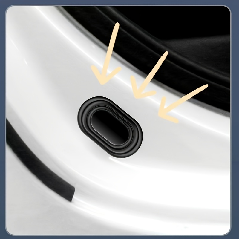 4pcs universal car door cushions thickened silicone pads reduce slam noise prevent scratches   protective edge guards Product details 6