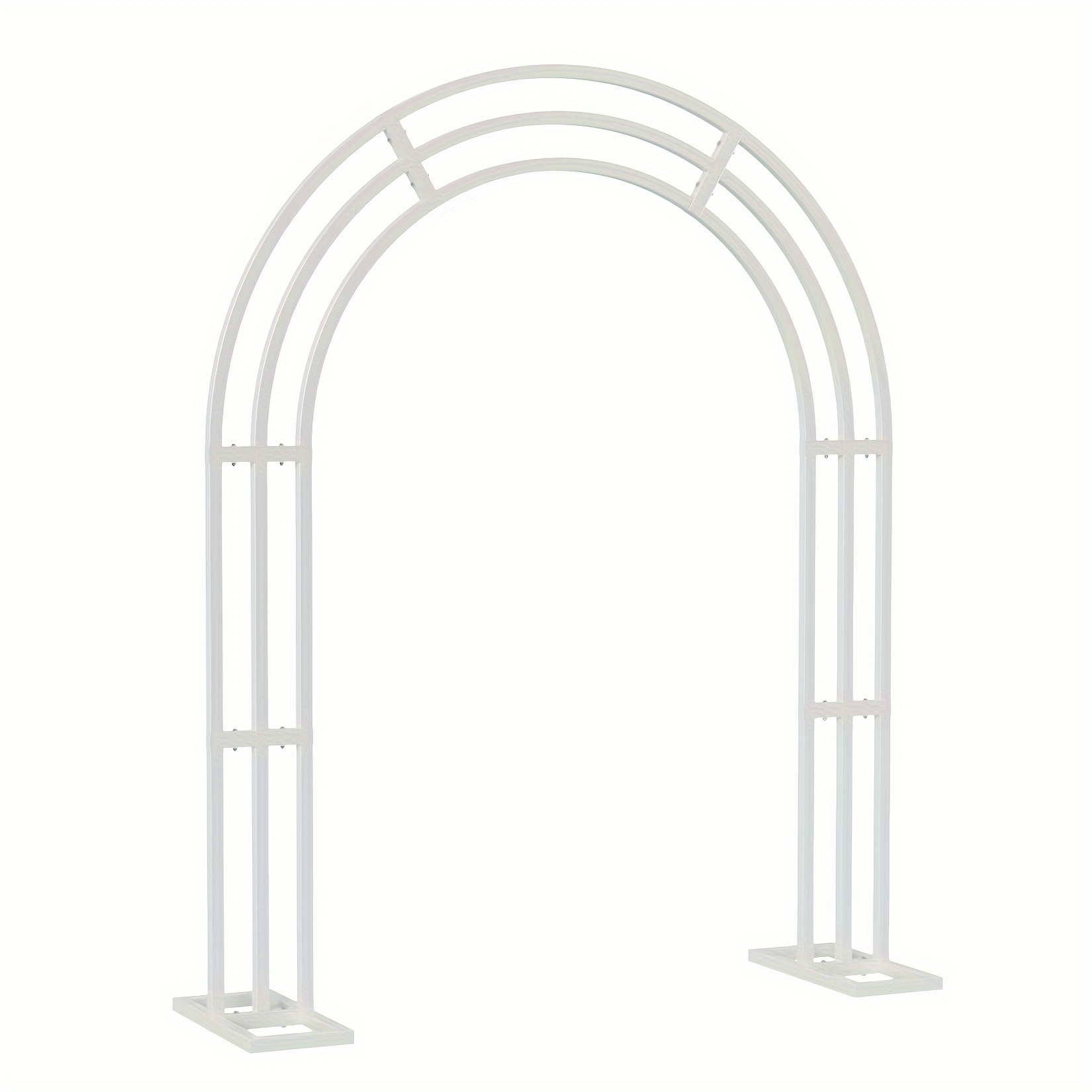 1pc   contemporary metal garden arch floral and balloon arch stand for outdoor weddings parties and backyard events no electricity required