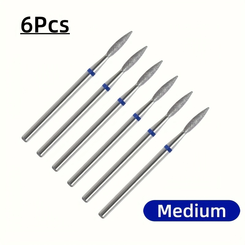 6pcs 3/32 Inch Nail Drill Bits, Cuticle Cleaning Flame Nail Carbide Drill Bits Nail Drill Bits, Nail Salon, Nail Trimmer, Under Nail Cleaner, Drill, Nail Tools, Nail Additions