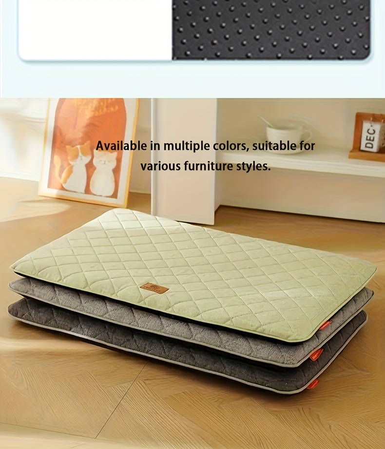   high quality egg sponge filled dog mat cat   removable and washable scratch resistant and bite resistant   non slip suitable for indoor and outdoor use for cats and dogs ideal comfortable sleeping and play area for pets Product details 11