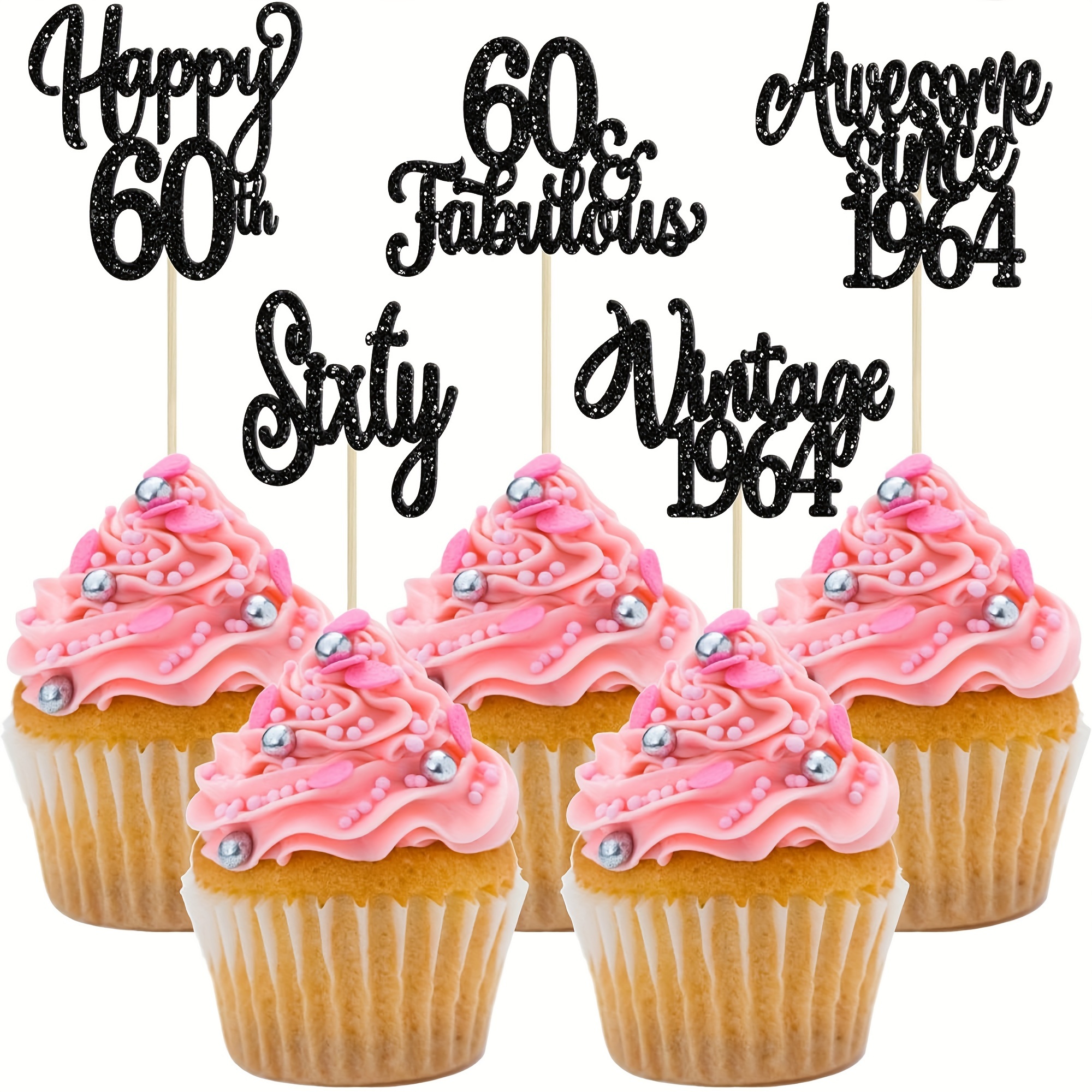 

Set Of 30 1964 - " 60th " Decorations, And For , And , , No Needed, Suitable For , ,