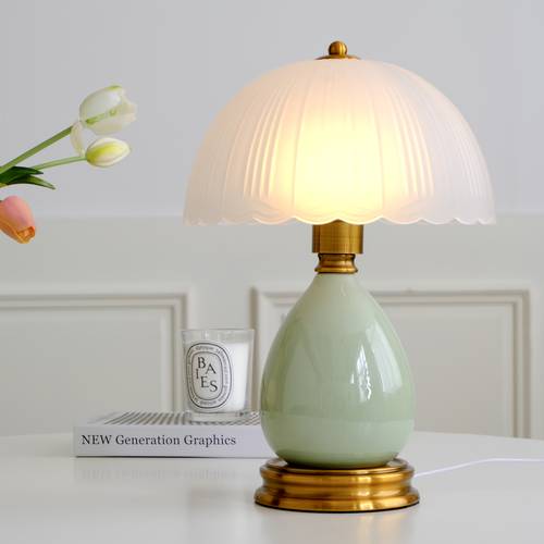 vintage modern desk lamp chinoiserie classic antique lamp for bedroom room bedside living room end tables dining room nightstand led lights with 3 color usb powered decoration lamp