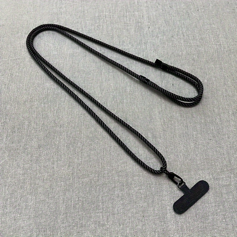 6mm Diagonal Cross Phone Strap Clip To Prevent Loss, Adjustable Length (40cm-76cm), Suitable For Different And , Used For Phones, Cameras, Etc., Sturdy And Durable