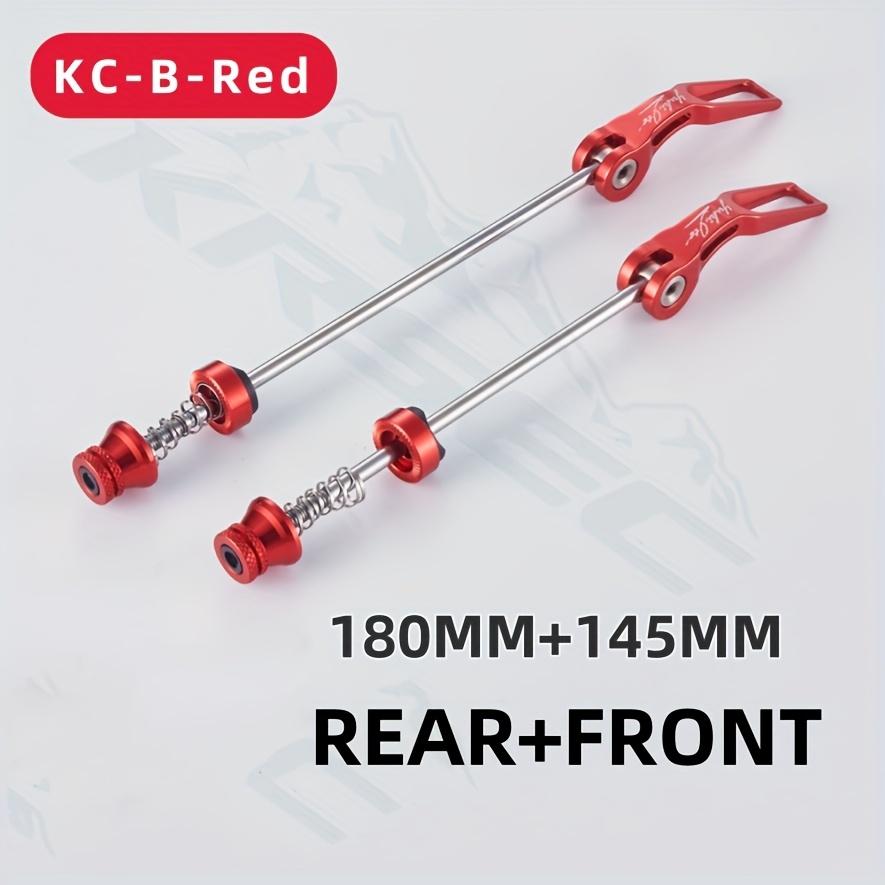 E-shop KRSEC - Hinterrad-Naben aus leichter Aluminiumlegierung mit Schnellspanner für Mountainbikes, Fahrrad-Schnellspann-Schraubnabe-Achsenhebel,