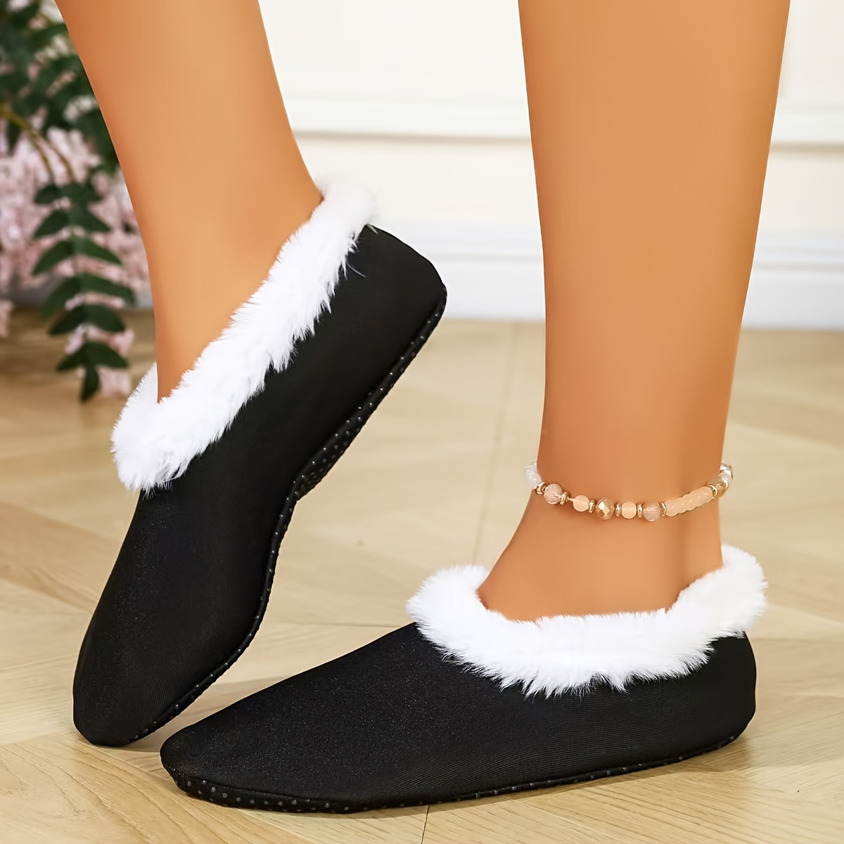 TEMU Soft And Comfortable Women's Indoor Shoes, Indoor Floor Slippers, Soft-soled And Breathable, Women's Footwear, Women Shoes