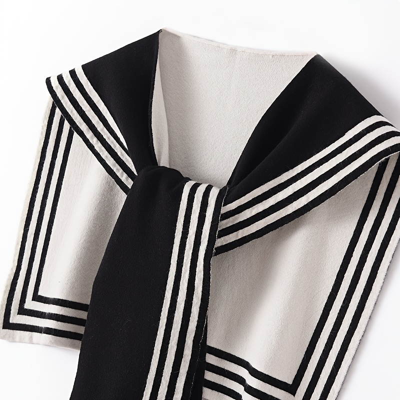 TEMU Pañuelo de cara con bloques de color y negro, estilo cool y MR205-15