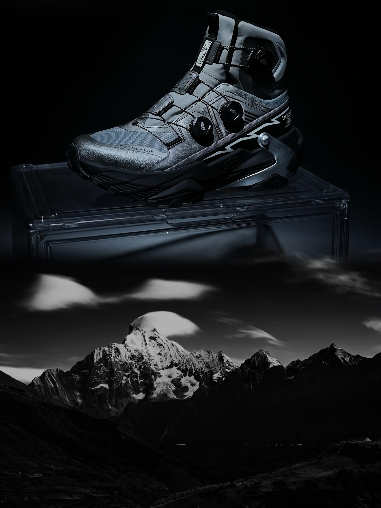 [Sneakers] Men'S Outdoor Shoes Boots Anti-Slip Shock Absorption Mid-High Cut Casual Shoes Comfortable Trail Running Shoes Fashion Sports Running Shoes Men Shoes