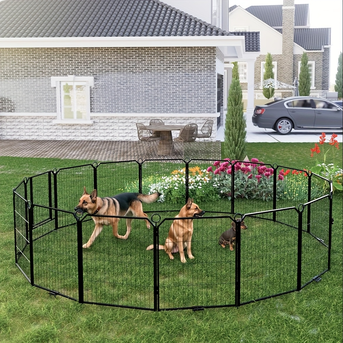 outdoor dog fencing sold on Temu United States