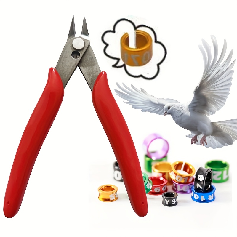 

Himiyer Stainless Ring Cutter - Ideal For Parrots & Pigeons, Cutting Aluminum Alloy & Plastic Rings