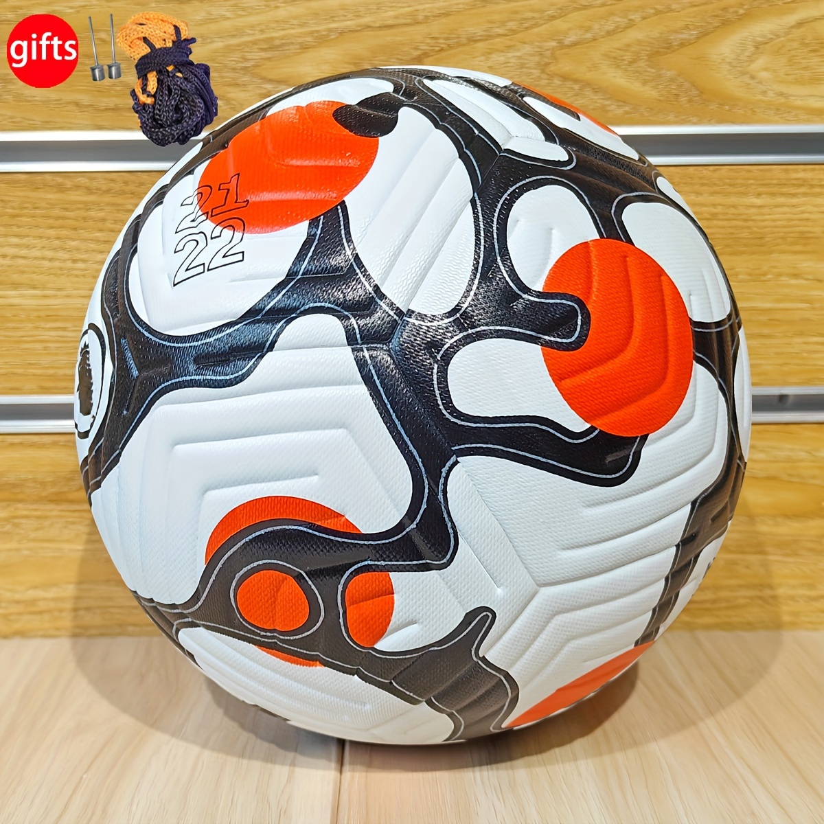 

1pc Size 5 Pu Leather Soccer Ball, Seamless High Wear Resistance & Anti Slip Football, Suitable For Adult Youth Training