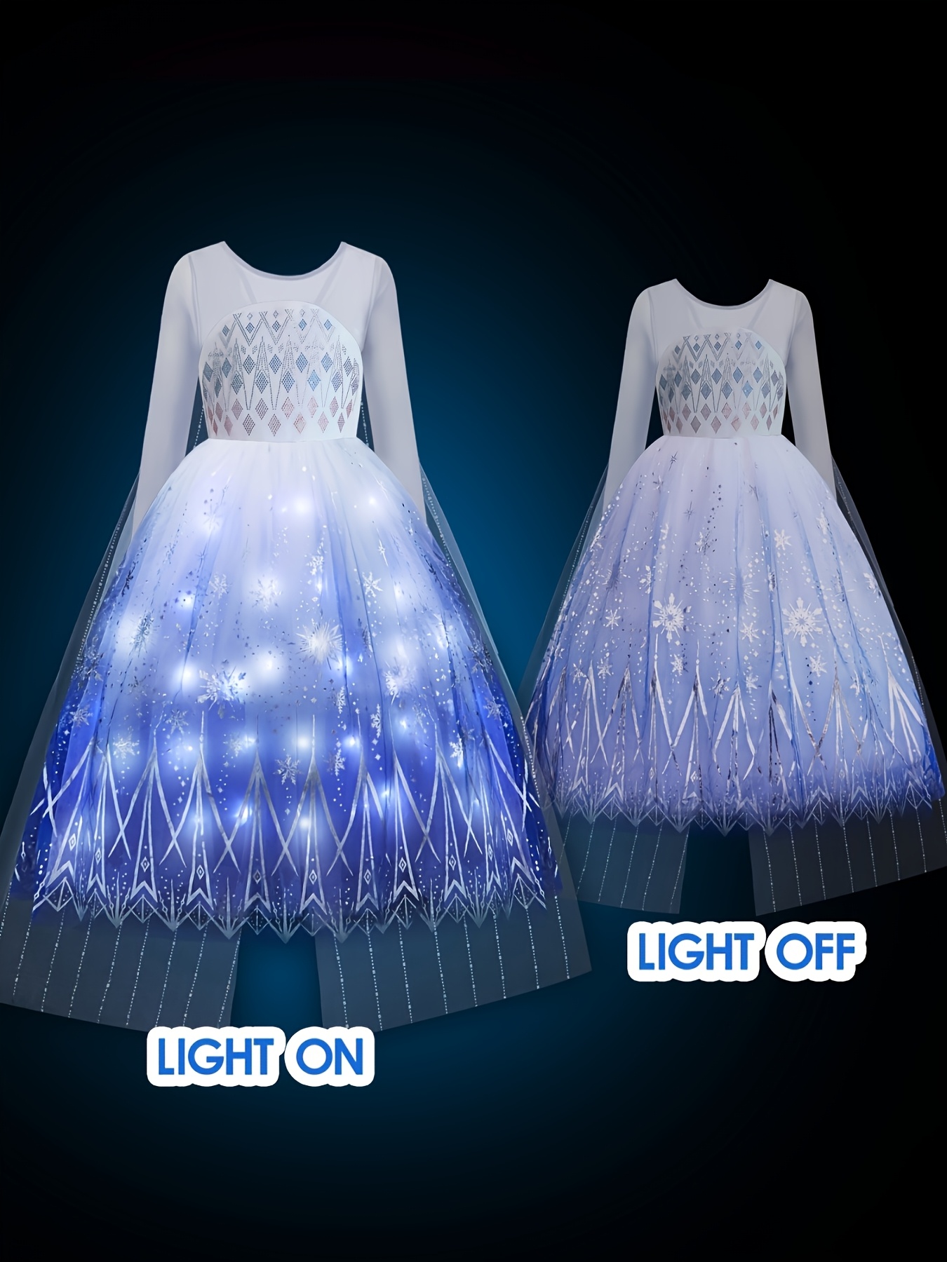 open lace back dress Amazon.com: Letsglow Girls Princess Costume Light Up Dress Christmas  Halloween Carnival Cosplay Birthday Party Dress Up (3~4T, Gradient Blue) :  Clothing, Shoes & Jewelry