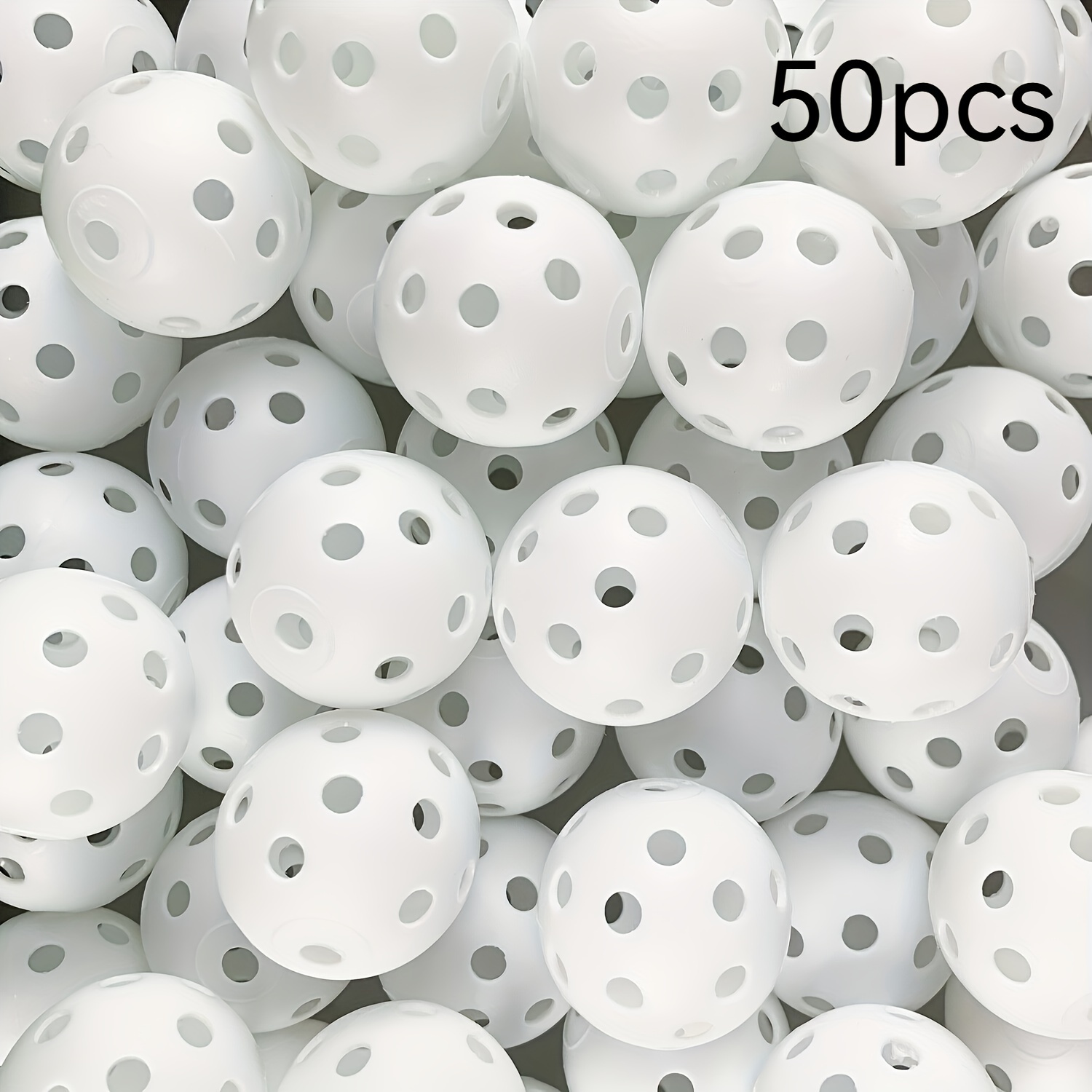 E-shop 50 Stück Langlebige Weiße Kunststoff- - Hohe Sichtbarkeit, Leicht zu Reinigen für Indoor- & Outdoor-Übungen