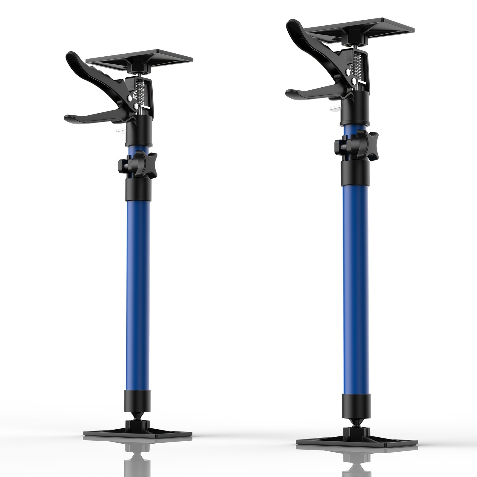 TEMU 2pcs 11.8in-114in Professional Heavy-duty Adjustable Support Rods Tools | Features Telescopic Design, Sturdy Base, Ergonomic Handle And ,