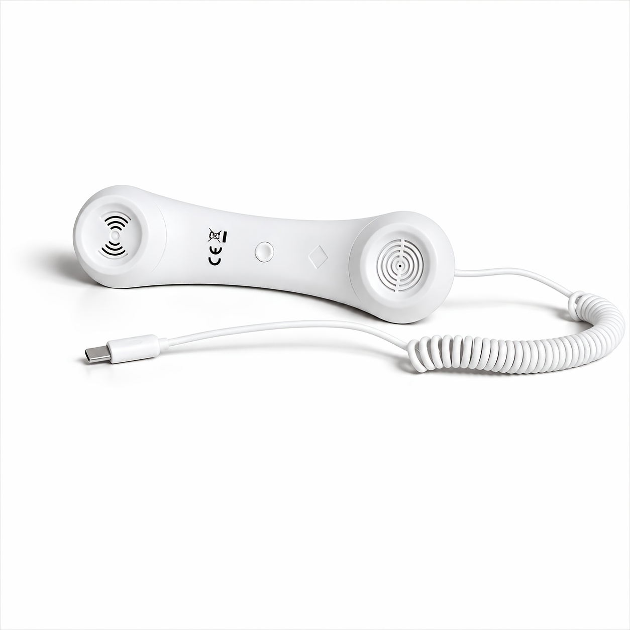 TEMU Auriculares Retro con Cable Tipo-C, Diseño de de Línea Fija, Estilo Retro con Micrófono - Jack Tipo-C, Sin Adaptador, Sin , Control de Volumen,