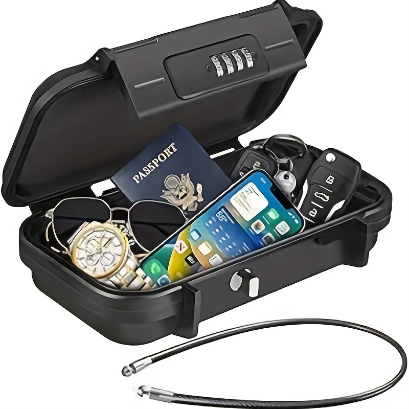 

Portable Beach Safe With Combination Lock - Large Capacity, Waterproof Box For Travel & Outdoor Use