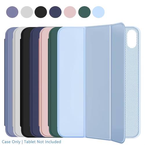 ultra thin vertical protective case suitable for ipad 11th 10th 9th 8th 7th 6th 5th 2 3 pro 9 5 with pen slot automatic sleep wake adjustable stand lightweight and soft tpu protective case protective case