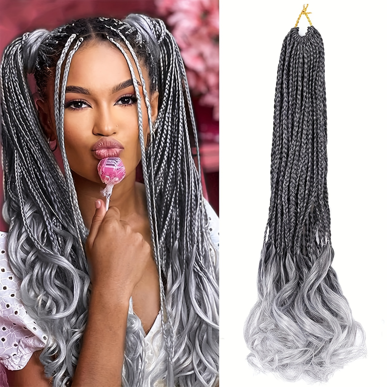 Nadula Hair Box Braids Crochet Hair Women Pre Looped Passion - Temu  Philippines