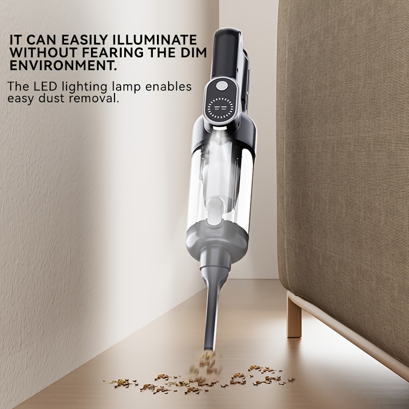 Suitu Car Vacuum Cleaner with Super Powerful Suction, Rechargeable Handheld Large Power Cordless Vacuum Suitable for Home and Auto Use