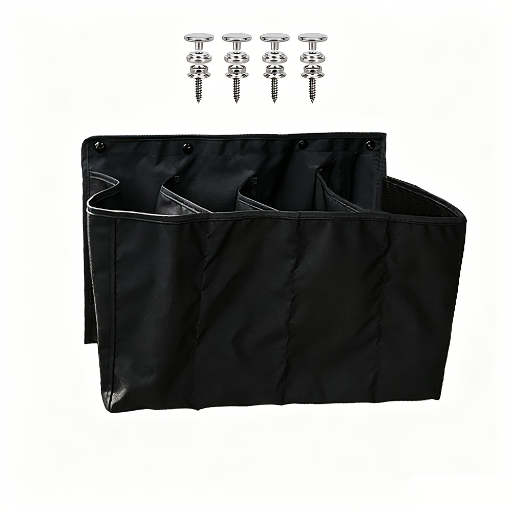 Image of Portable Car Shoe Organizer Bag 10-inch 4 Pockets Van Shoe Storage Motorhome, Hanging Shoe Organizers
