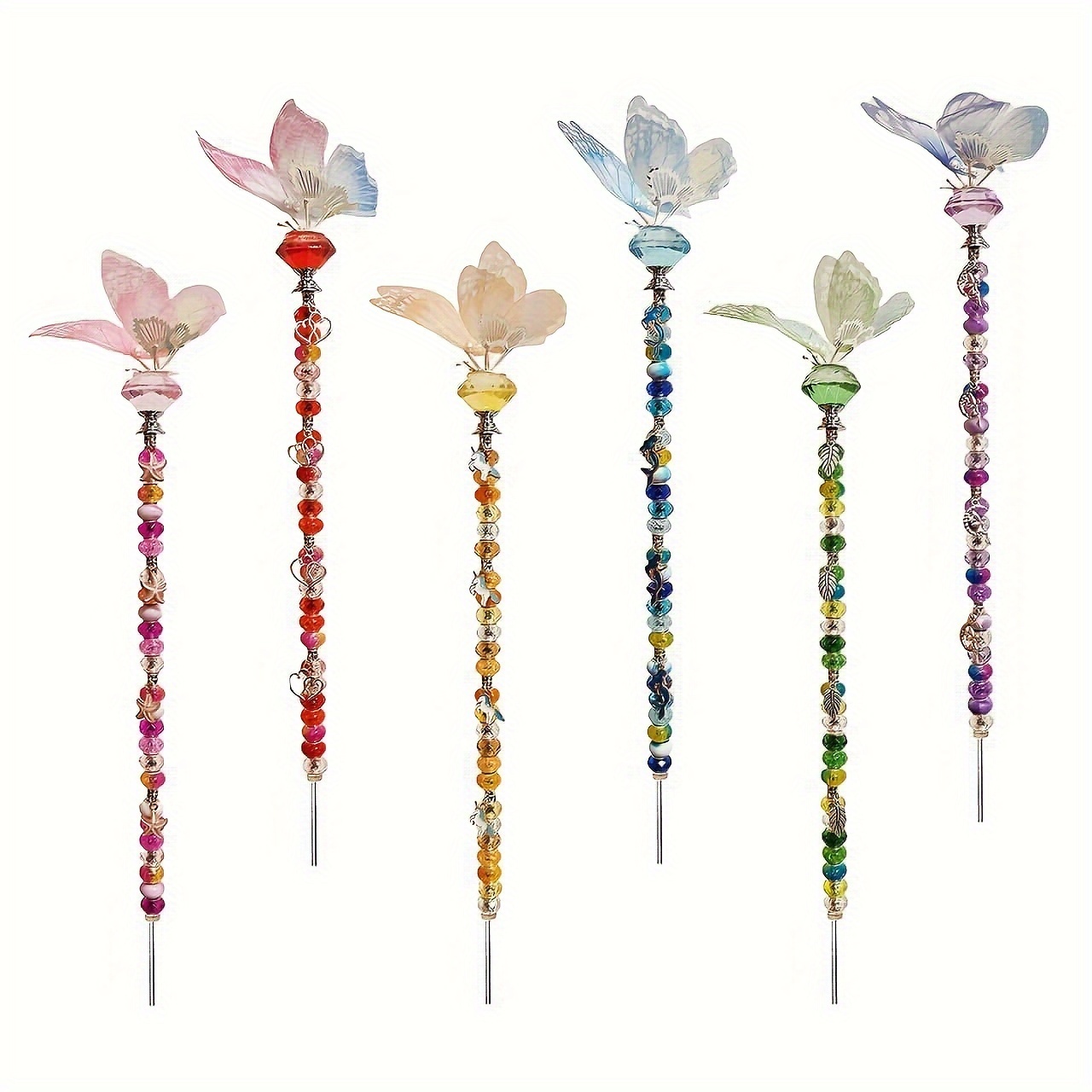 

Craft Your Own With This Beaded Garden Stakes Kit, Featuring Designs For A Fairy Garden. Outdoor Decoration, Accessories Will 's .