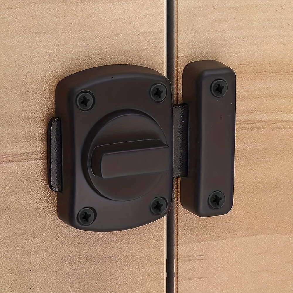 

Metal Door Lock - Solid Color, Bolt Design For Cabinets, Furniture, Windows & Bathrooms