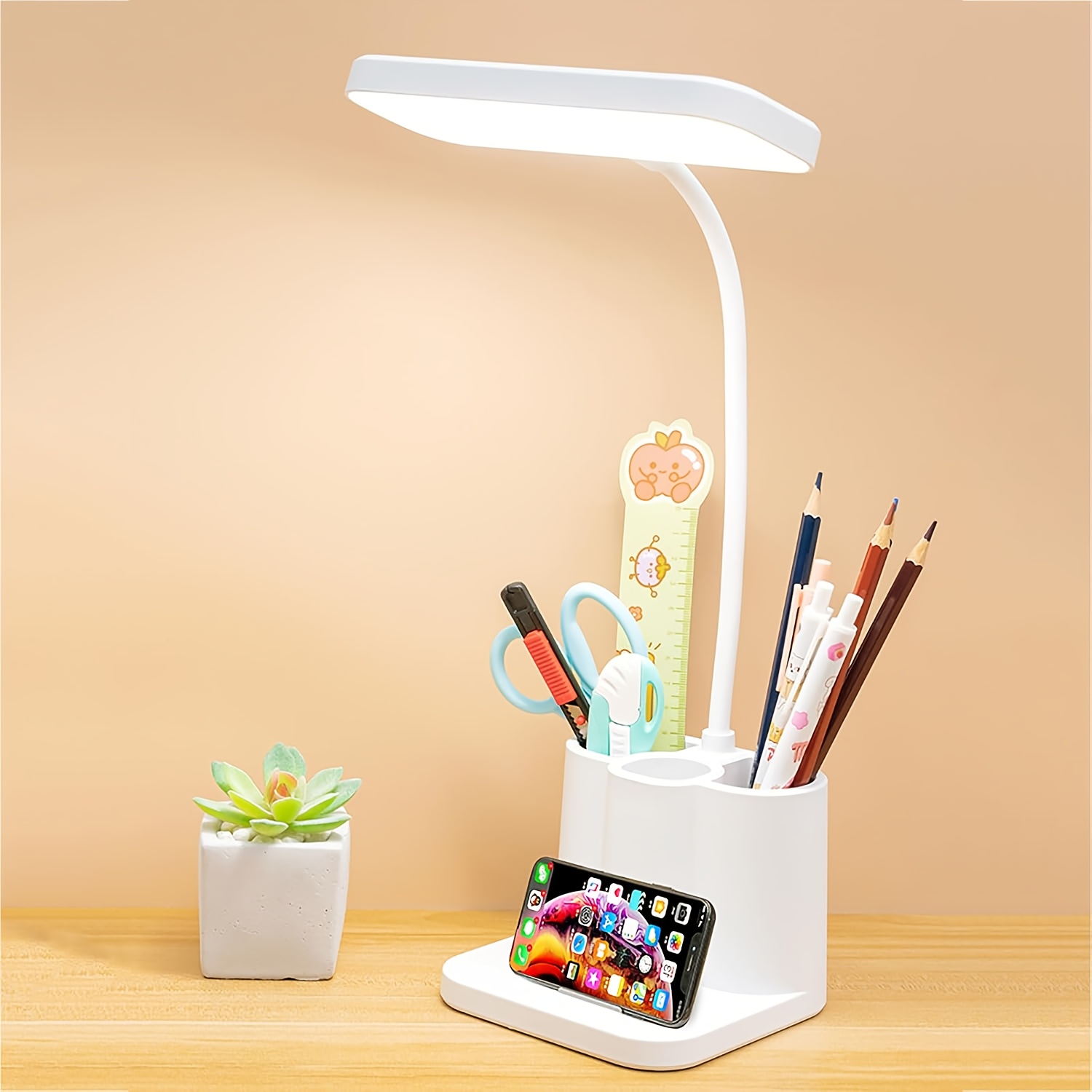 Multi-Angle Adjustable Eye-Protection Desk Lamp with TYPE-C Port