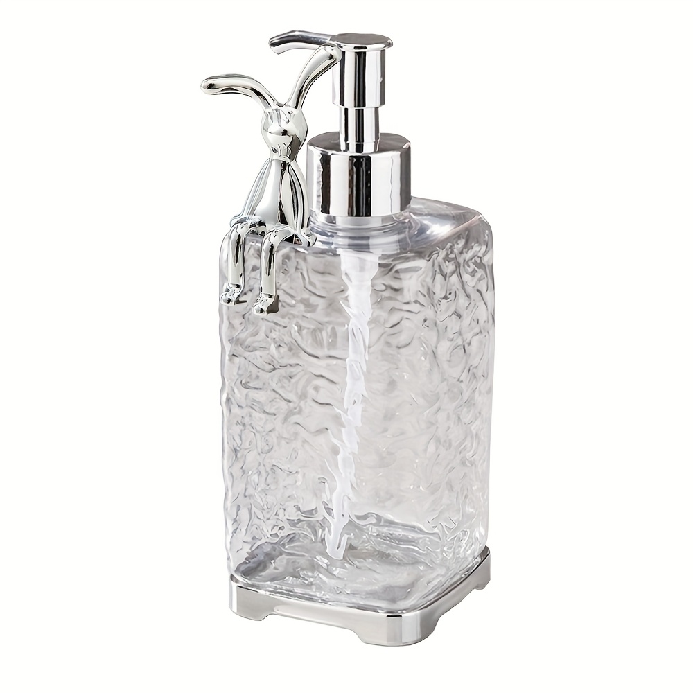 TEMU 1pc Of A Luxurious Foaming Hand Soap Dispenser - A Refillable Bottle For Shower Gel With Pump, Empty Pump Bottles, And A Plastic Foaming